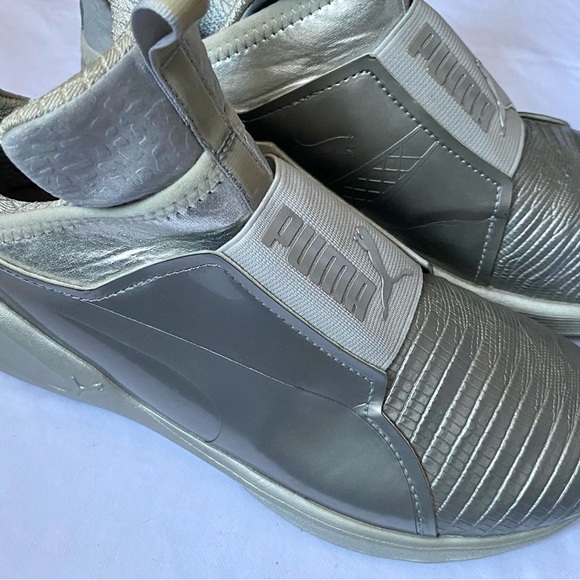 PUMA Women's Fierce Metallic cross-trainer shoe Silver - Picture 4 of 6